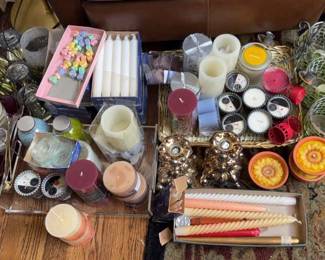Large Collection Of Candles