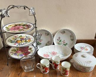 Lenox Crown Trent More Floral Dishes