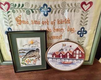 Embroidered Swedish Needlepoint