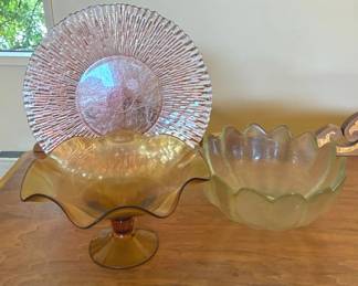 Colored Glass Dishes