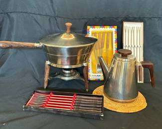 MCM Fondue Set