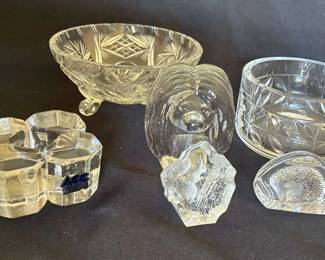 Mats Johansson Crystal Animals And ACC Candleholder