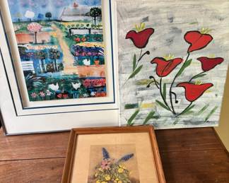 Trio of Original Art