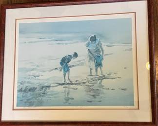Signed Eric Wiegardt Likited Edition Print Tidal Reflections