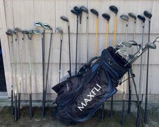 Golf Clubs And Golf Bag