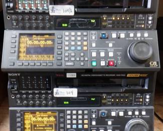 LOT OF 2 SONY HDW-F500 HD CAM