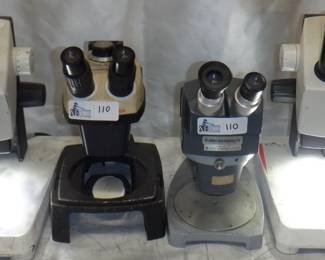 LOT OF 4 MICROSCOPES INCLUDING LEICA STEREO ZOOM 4, AMERICAN OPTICAL , E74