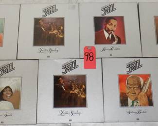 LOT OF 7 GIANTS OF JAZZ VINYL SETS