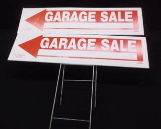 Garage Sale signs