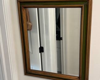 Vintage accent mirror
