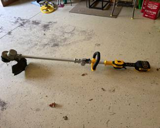 Electric weed whip with extra batteries / chargers