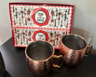 Copper mugs