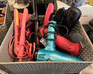 Flat iron, hair blowers