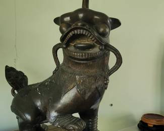 Bronze Foo Dogs 19th Century