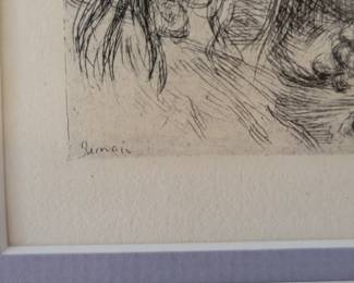 Renoir etching