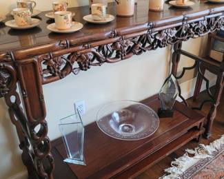 Teak Chinese Sofa Table