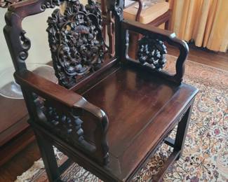 Chinese Teak Chair