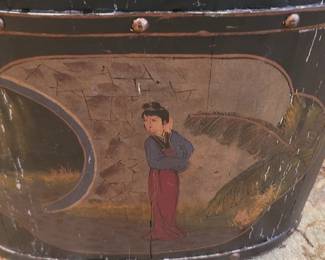 Hand-painted Chinese Basket