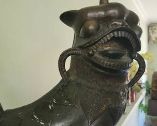 Bronze Foo Dogs 19th Century