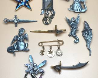 Fantasy Medieval Pins