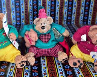 Russ Country Folks Bears  Winter Theme