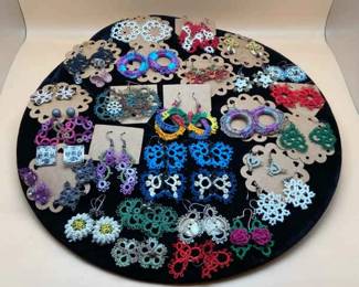 Handmade Tatted Earrings 