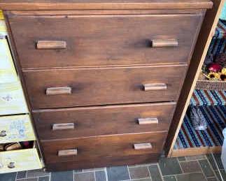 Four Drawer Vintage Storage