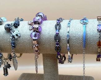 10k Gold, Sterling Silver Fashion Bracelets