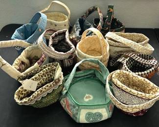Handmade Fabric Baskets