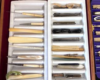 AntiqueVintage Sewing ToolsThreaders  Cases