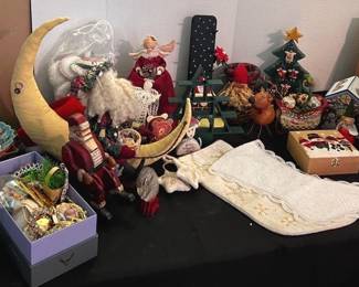 Christmas Ornaments, Santa Figurines