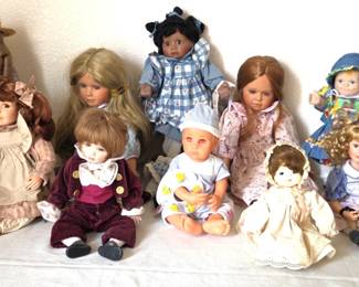 Variety Of Dolls Baby Dolls  Various Makers