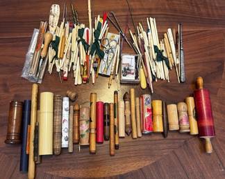 Vintage Crochet Needles Containers