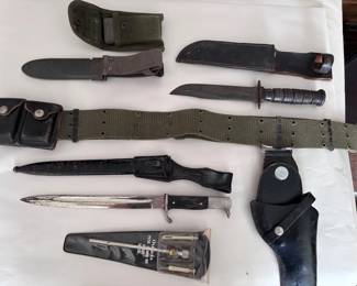 Vintage Knives Gun Holster