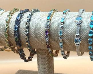 Tennis Bracelets  More  Sterling10k14k