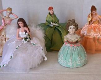 4 SignedNmbrd Marie Osmond Pin Cushion Dolls