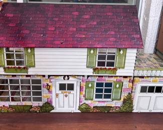 Vintage Metal Dollhouse