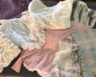 Vintage Crocheted Hand Knitted Clothing