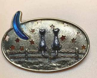 Angels, Cats Friends Pins