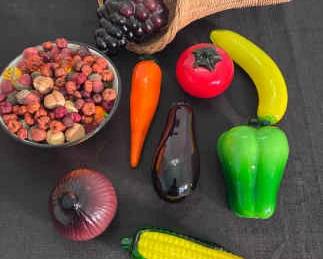 Glass Fruits Vegetables