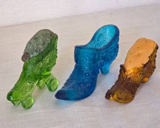 Glass Roller Skate Shoe Pin Cushions