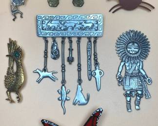 Native American Pins Brooches