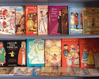 Large Vintage Paper Dolls Lot 