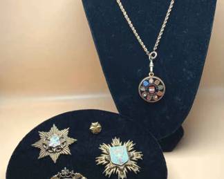 Vintage Coats of Arms Jewelry