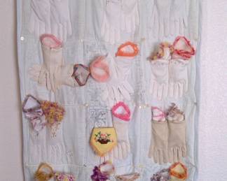 Gloves And Tatted Hankerchiefs