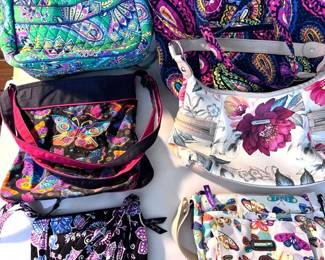 3 Vera Bradley  3 Colorful Purses