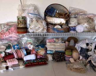 Giant Applique, Ribbon  Lace Lot