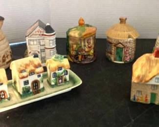Vintage Honey Pots, SaltPepper Shakers,  Figurines
