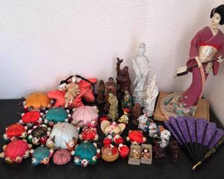 Asian Decor And Pin Cushions