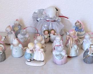 Michel Company Porcelain Bells And Figurines